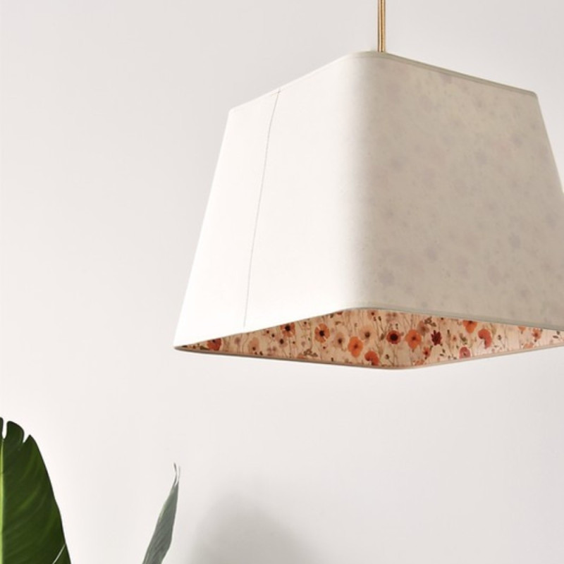 Suspension tissu fleurs D41 JUJU