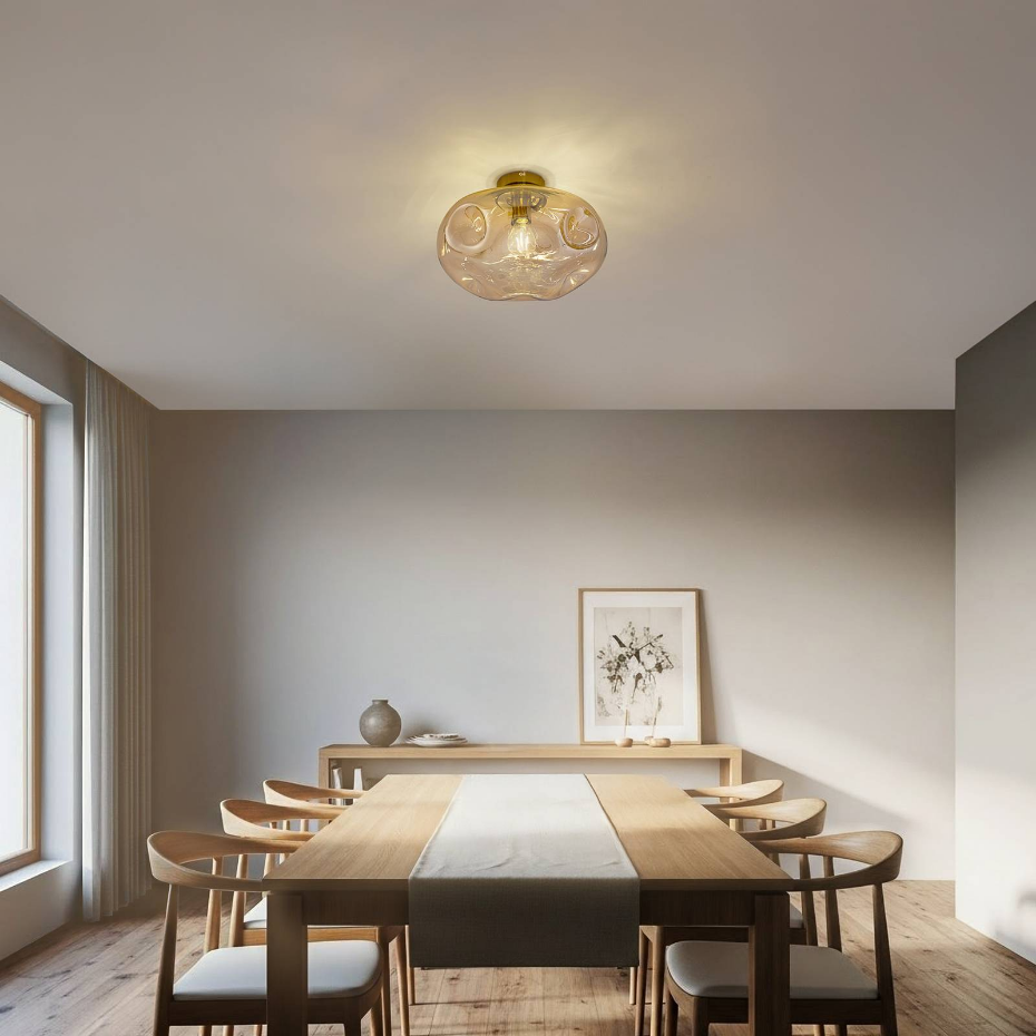 Plafonnier en métal design, Lelia