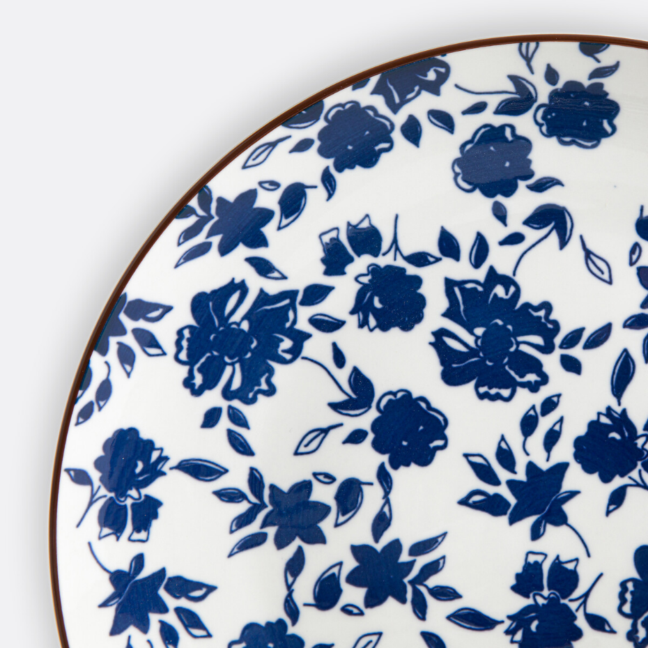 Service de 18 assiettes en porcelaine, Sienna