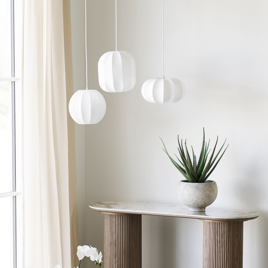 Suspension ronde en soie ø25cm- CONVENTRY