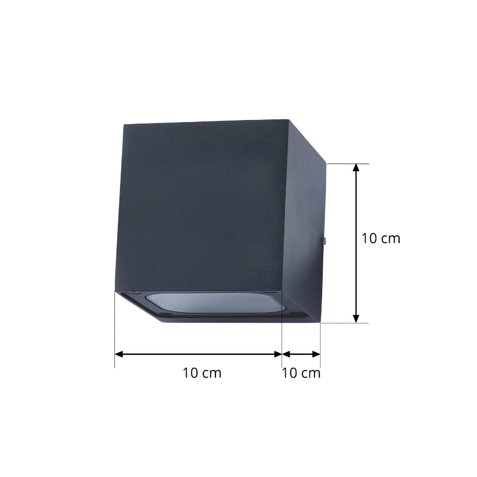 Applique extérieure en aluminium moderneLED