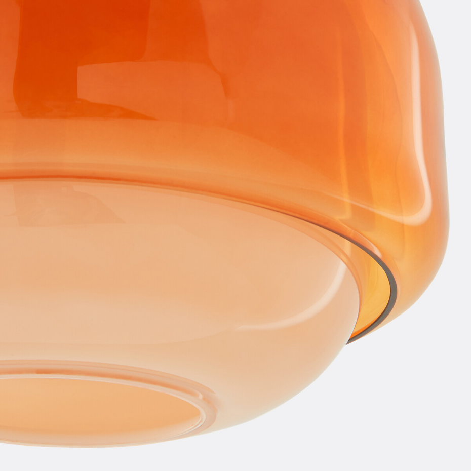 Suspension en verre coloré Ø30,5 cm, KINOKO