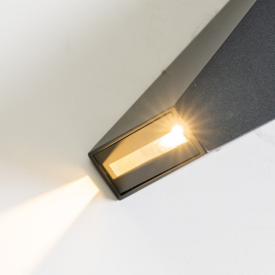 Applique LED noire double flux - HELSINKI