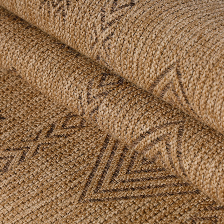 Tapis intérieur extérieur aspect jute uni DHAKA
