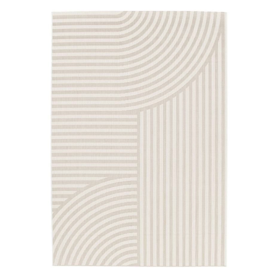 Tapis intérieur/extérieur motif arches beige BELLAMY