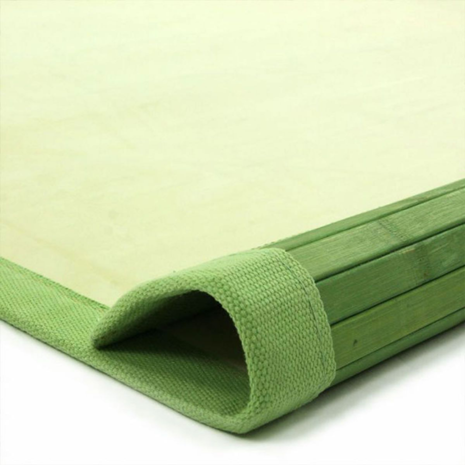 Tapis en bambou larges lattes ganse SOLO BAMBOO
