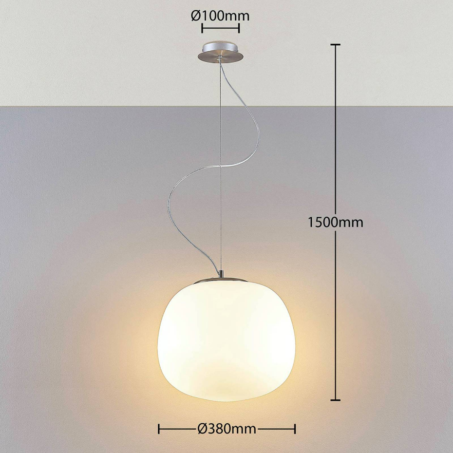 Suspension en verre moderne