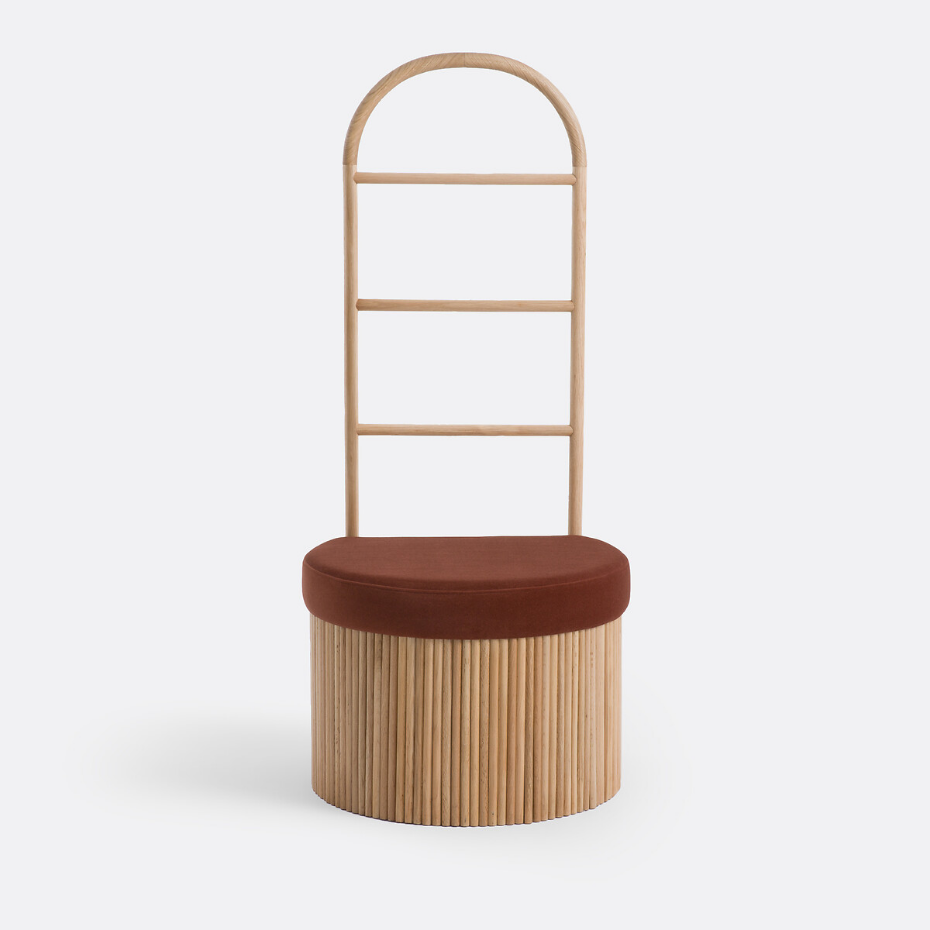 Valet avec coffre de rangement, Tindy