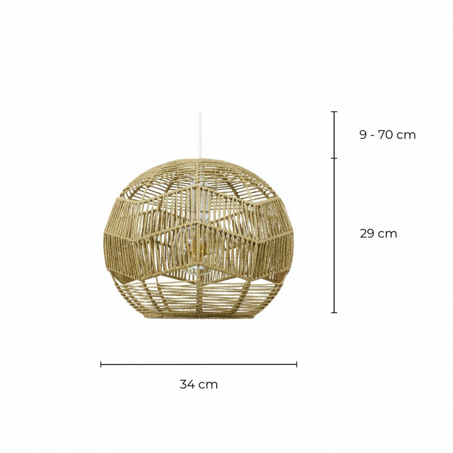 Suspension en ficelle de papier, CARANE