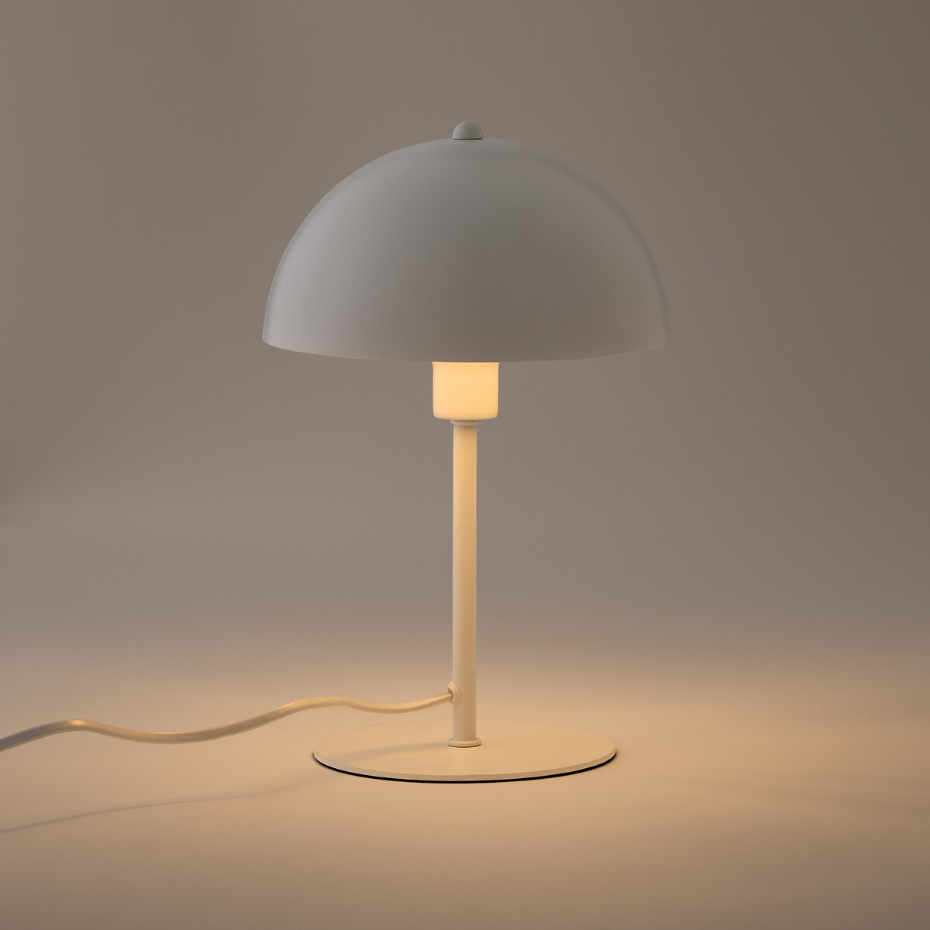Lampe à poser, forme champignon en métal fer, Capi