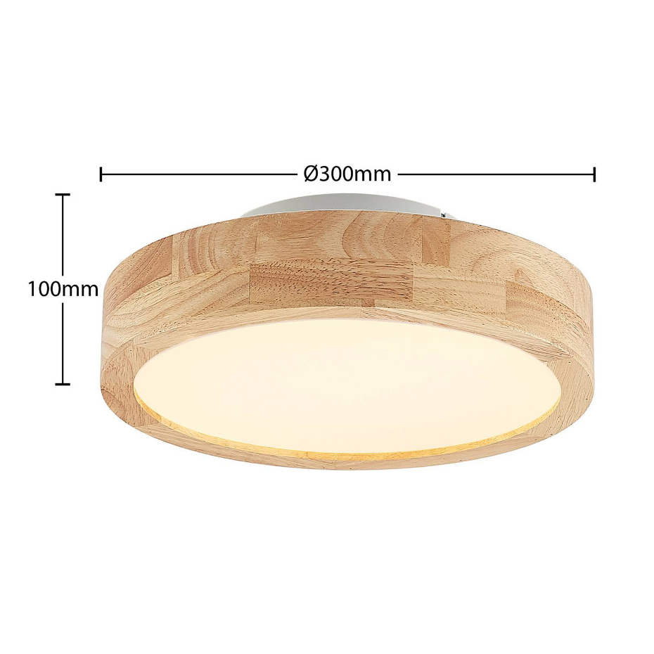 Plafonnier en bois moderneLED, Lanira