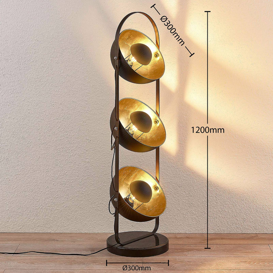 Lampadaire en métal moderne, Muriel