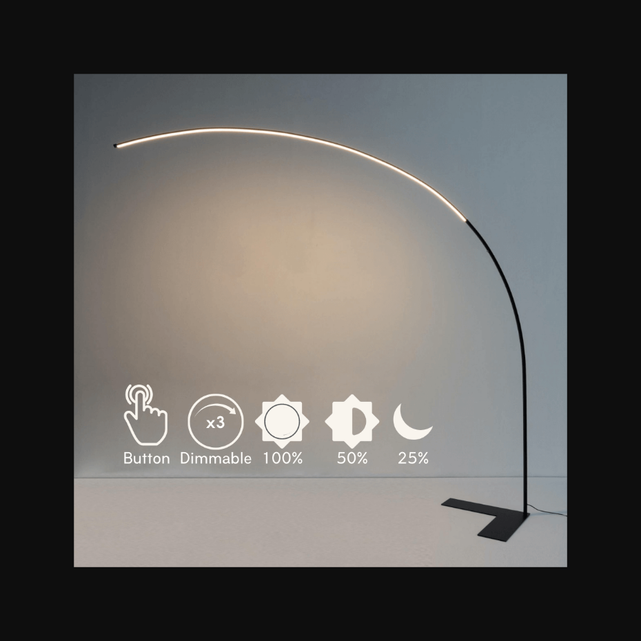 Grand luminaire arqué design - AVELLINO