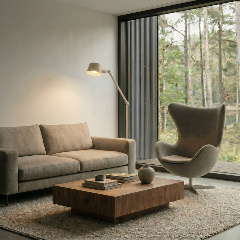 Lampadaire en métal moderne, Silka