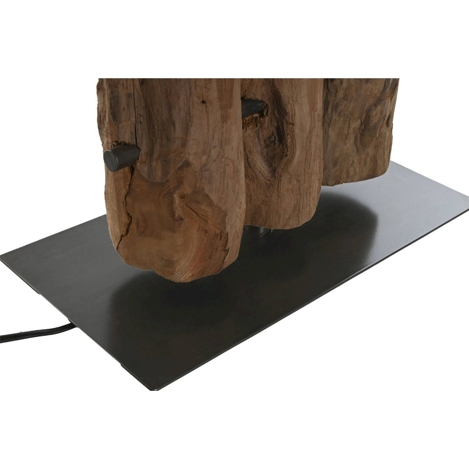 Lampe de table en bois et fer format rectangulaire Item Home Lamps 2c 24
