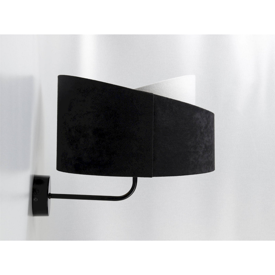 Applique murale rond en velours Galaxy