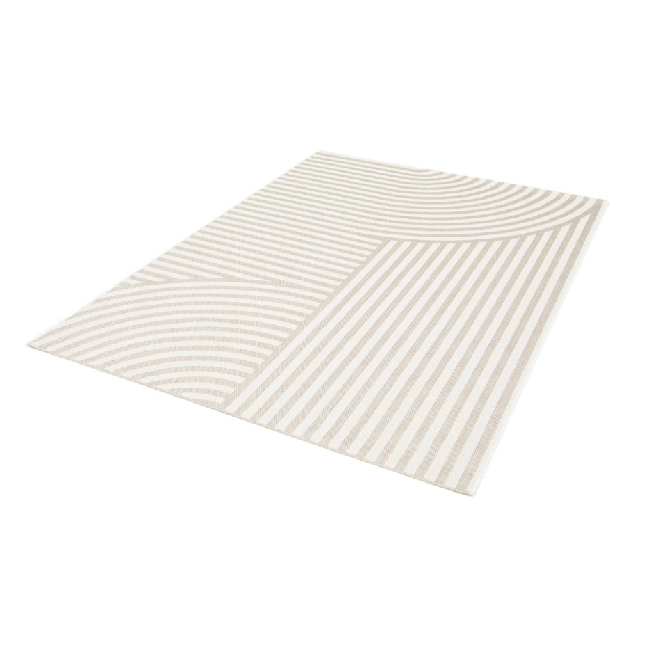 Tapis intérieur/extérieur motif arches beige BELLAMY
