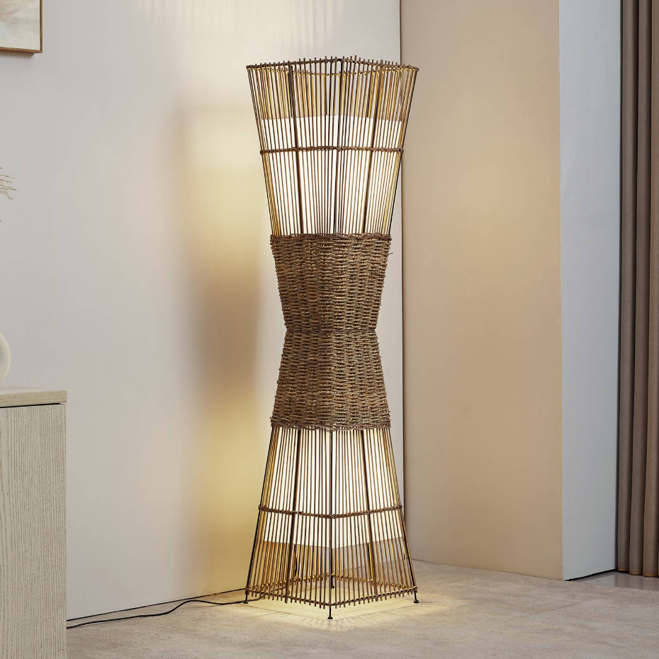 Plafonnier en bambou traditionnel, Jacinto