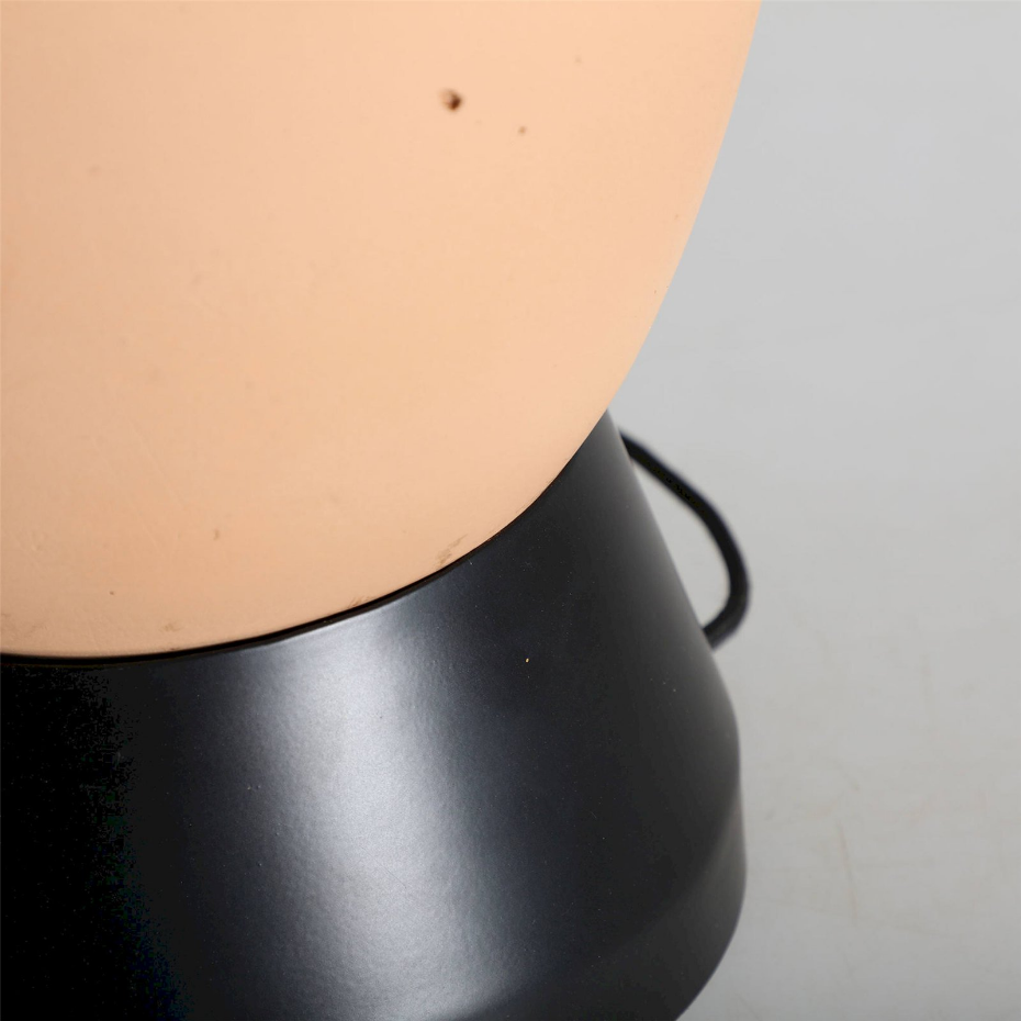 Lampe à poser en terre cuite
