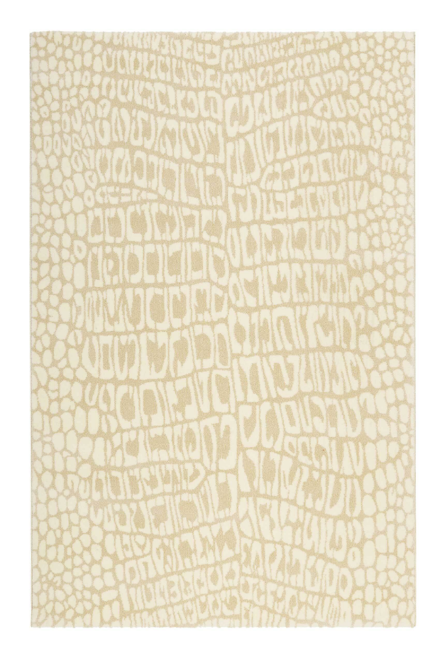 Tapis velours ras motif croco ,  CROCO