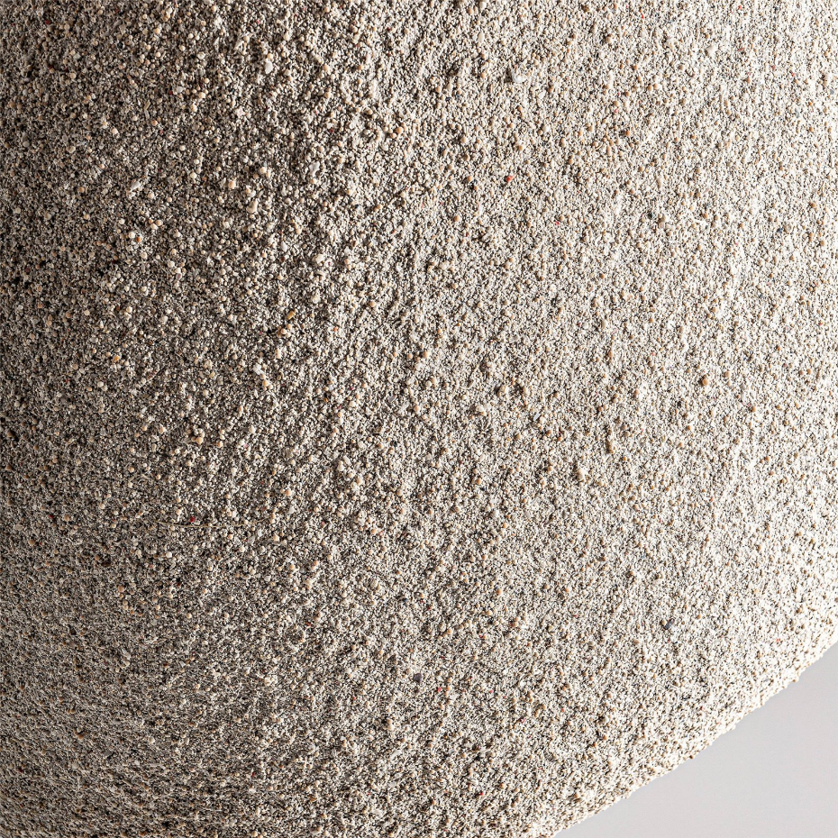 Lustre rustique en résine finition rugueuse suspendu