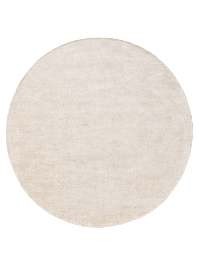 Tapis rond en viscose tissé main NOVA