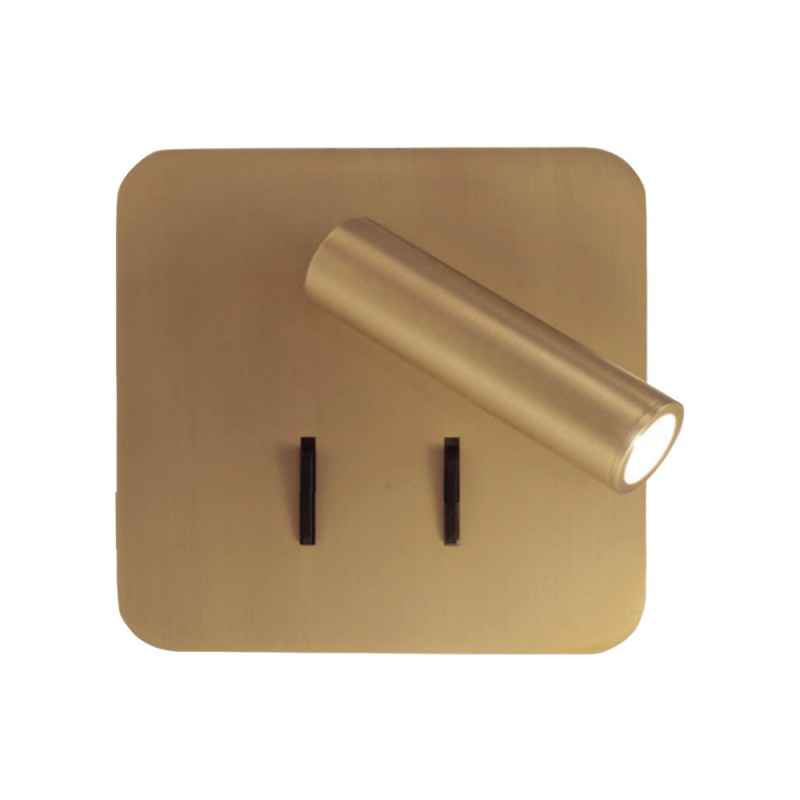 Applique Led Tête De Lit Dorée Cayman II
