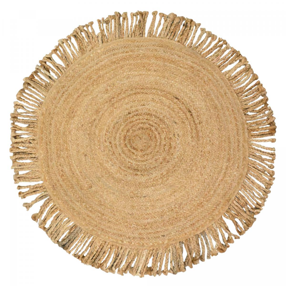Tapis rond JT SATCH , tapis jute artisanal