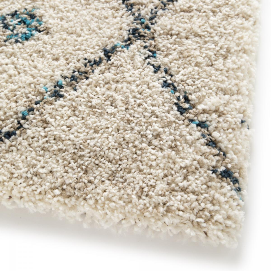 Tapis shaggy tissé motif berbère AMORE 2