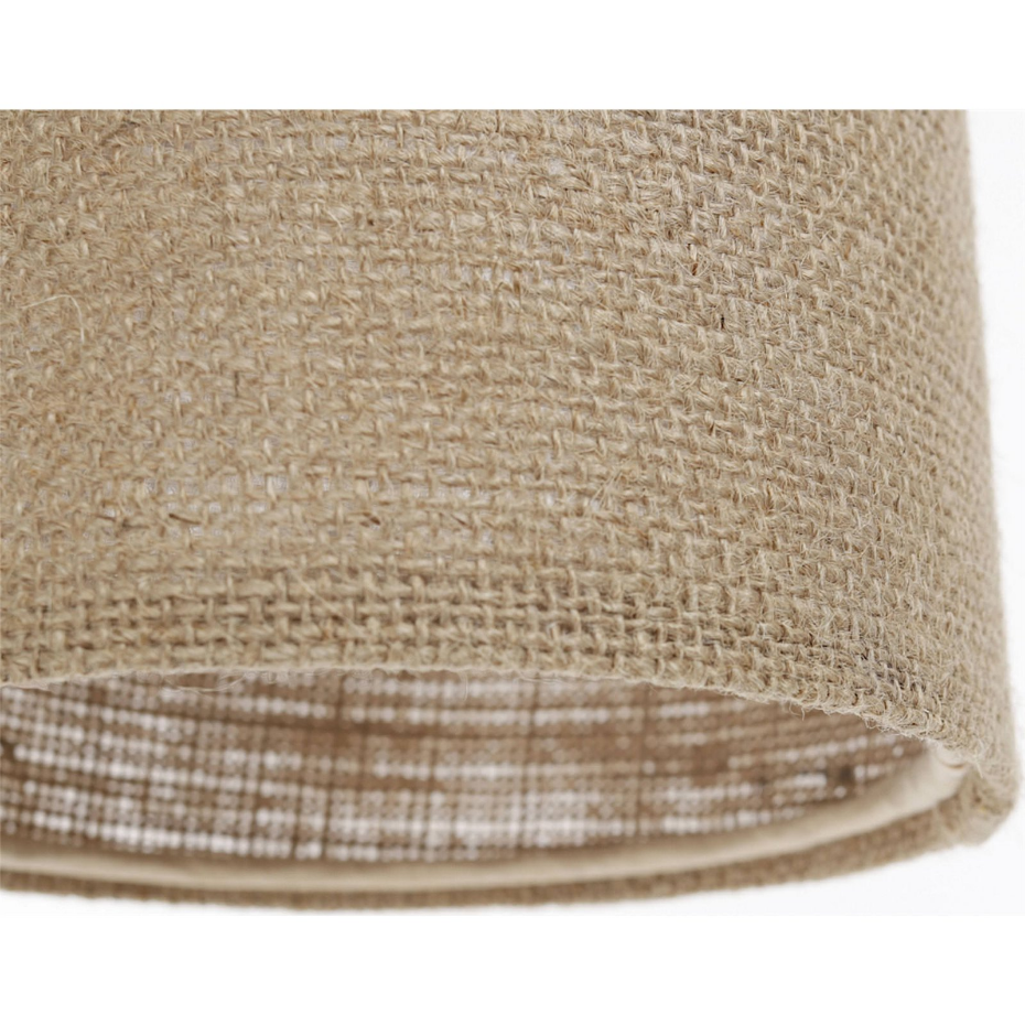 Suspension en lin rond Boho Elegant