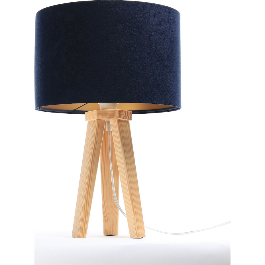 Lampe de chevet en bois Glamour