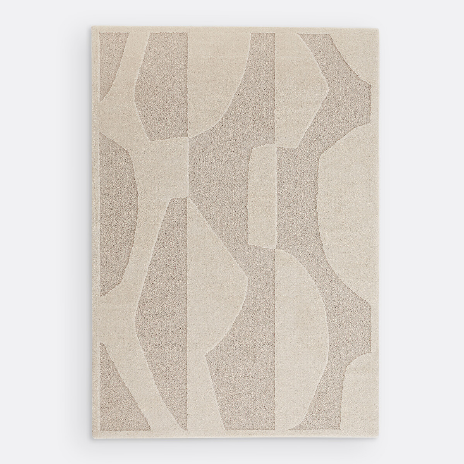 Tapis motif abstrait, Broga