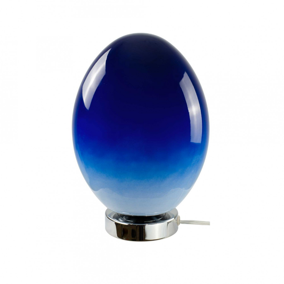 Lampe à poser en verre & métal, ELARIS