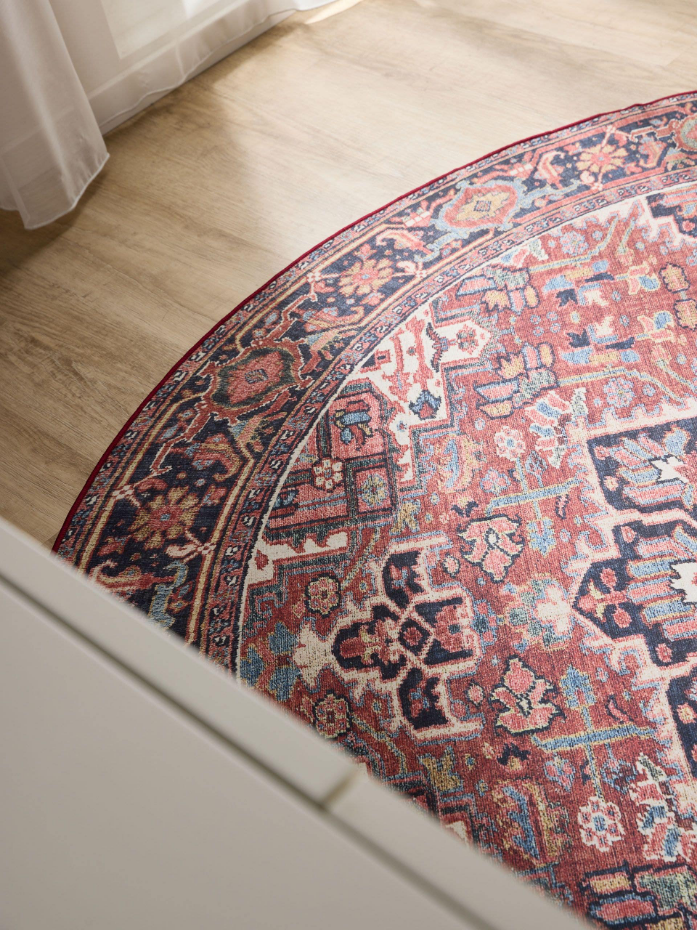 Tapis rond lavables GEORGE