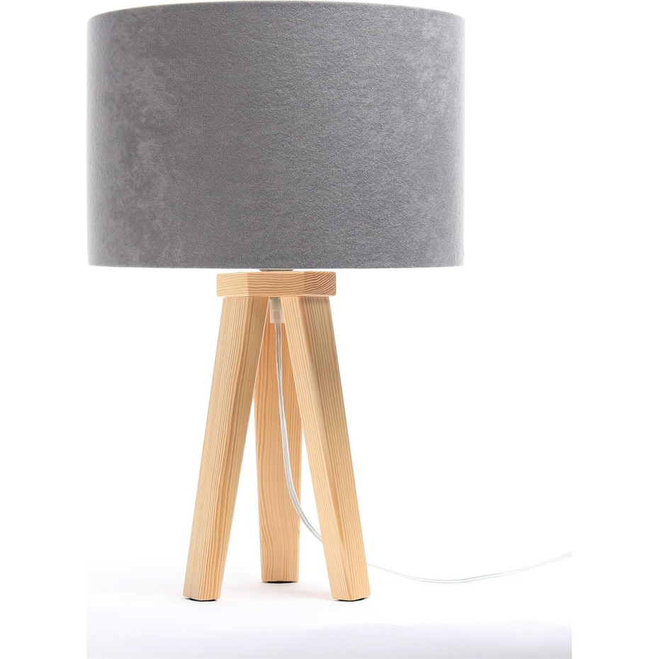 Lampe de chevet en bois Glamour