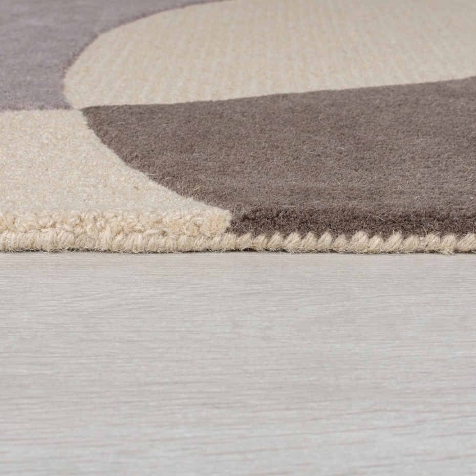 Tapis salon et chambre moderne pure laine GLEE