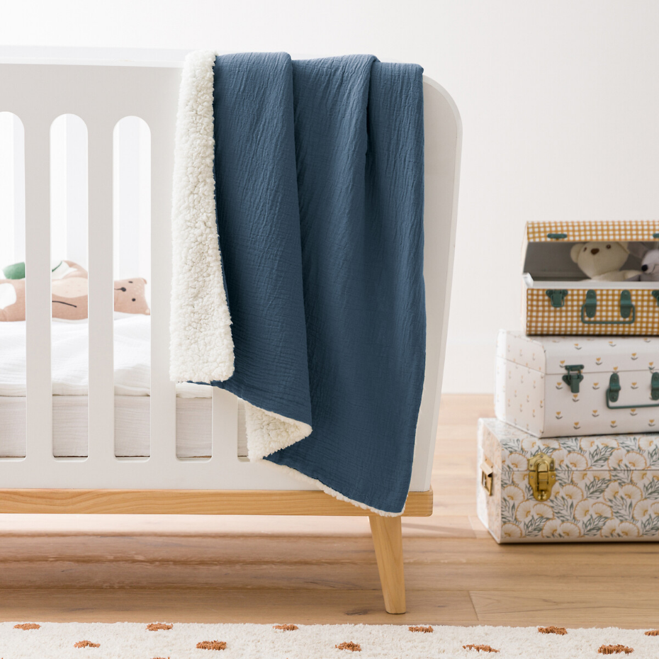 Couverture bébé gaze coton personnalisé Kumla