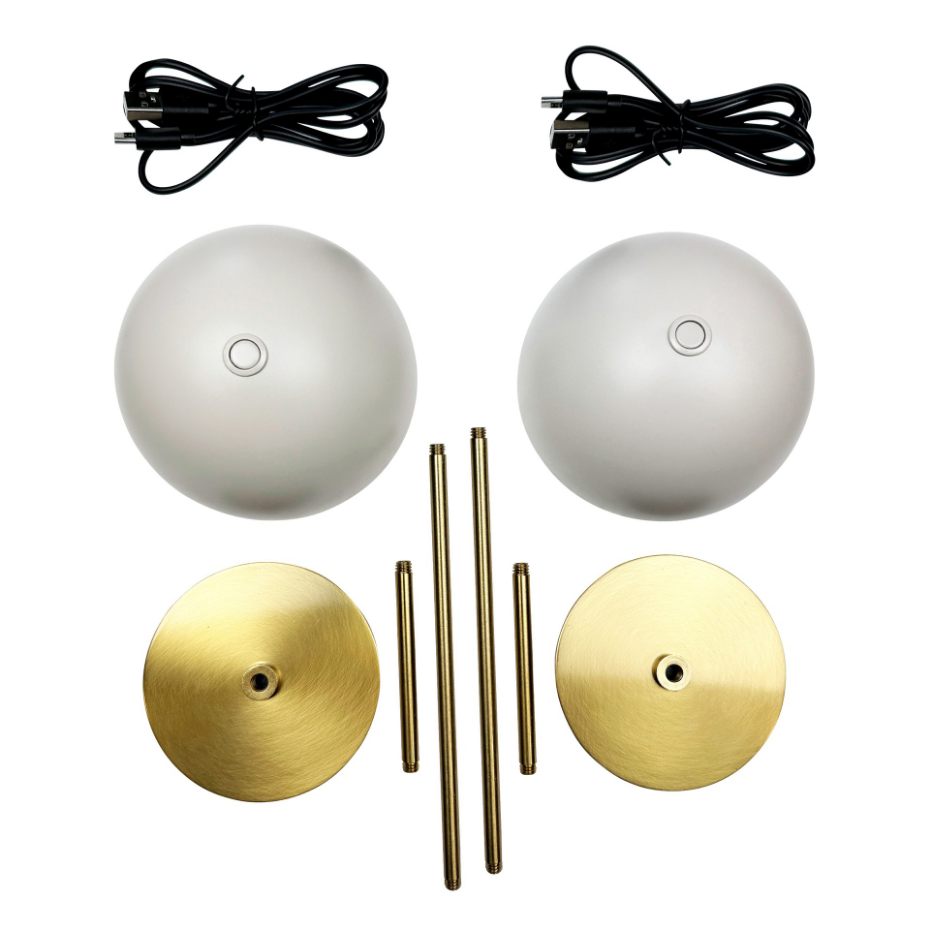 Lampe à poser LED ALONG - paquet de 2