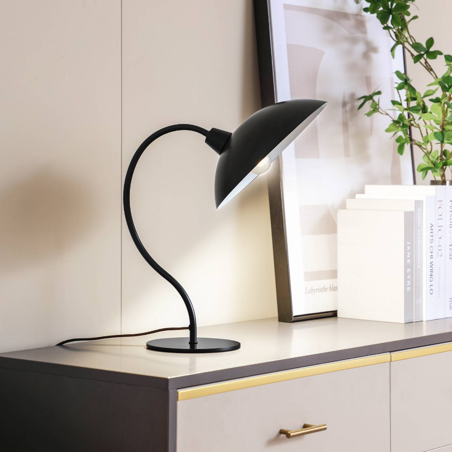 Lampe à poser en métal moderne, Arvadon