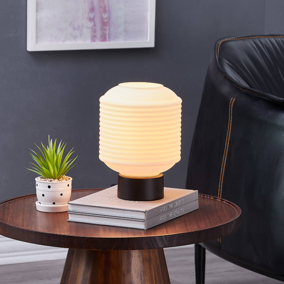 Lampe à poser en verre traditionnelle, Cagla