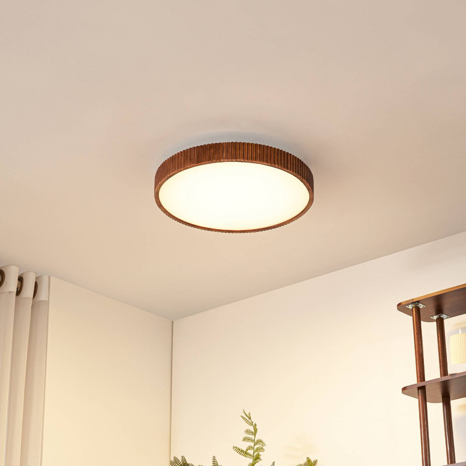 Plafonnier en bois moderneLED, Velua
