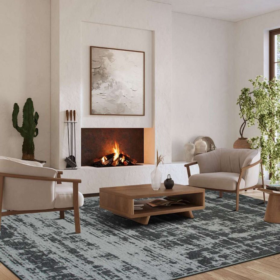Tapis salon abstrait moderne TAPISSERIE