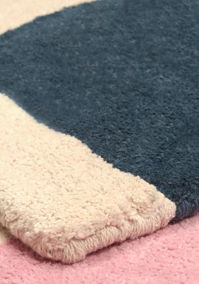 Tapis enfant rectangulaire épais, Coton bio GOTS, BIDULES