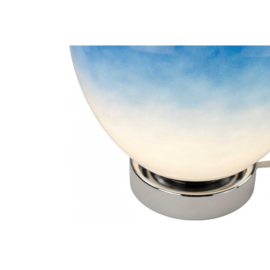 Lampe à poser en verre & métal, ELARIS