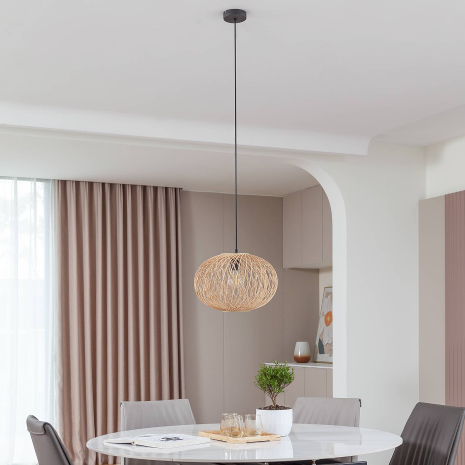 Suspension en bambou scandinave, Solvira