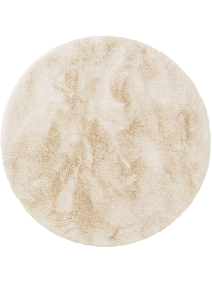 Tapis rond imitation fourrure DAVE
