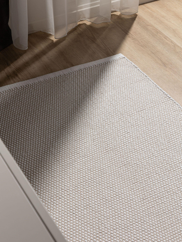 Tapis de couloir en coton tissé main RON