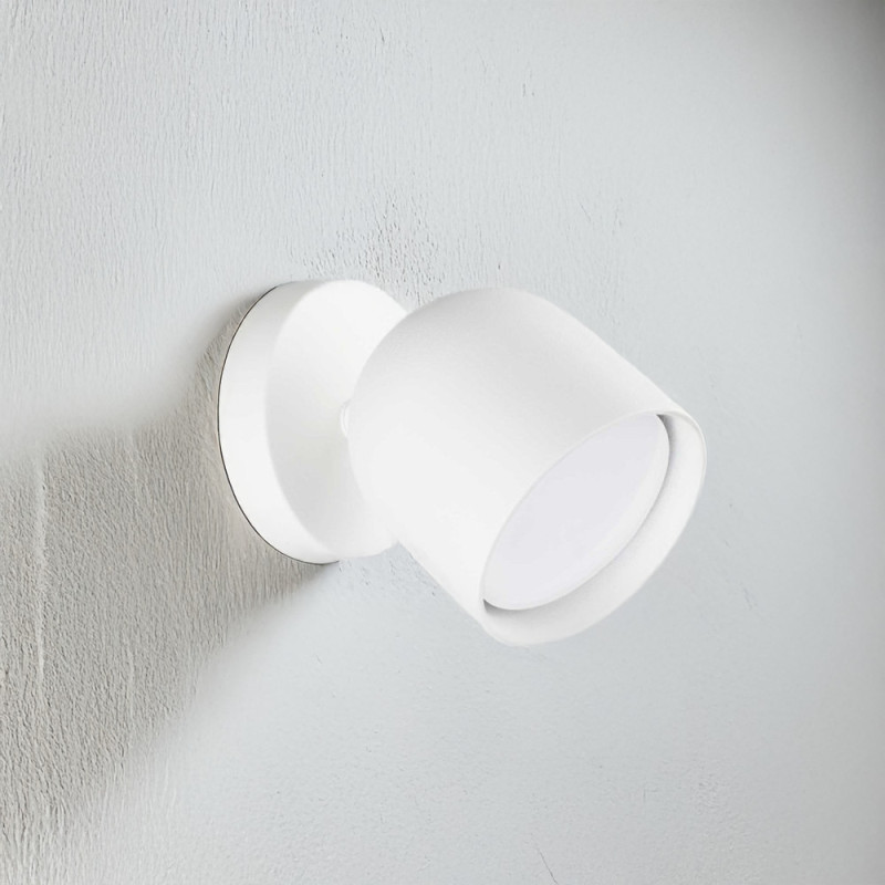 Applique spot métal blanc Dodo orientable