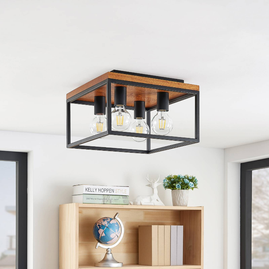 Plafonnier en bois moderne, Miravi