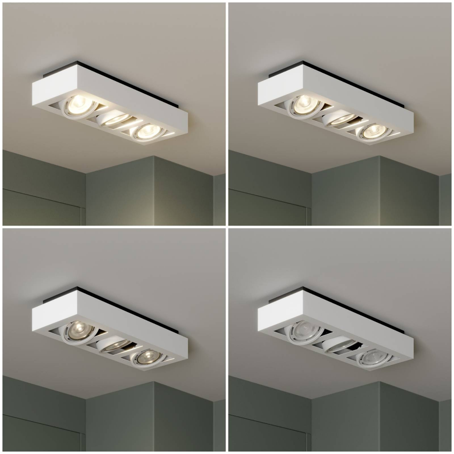 Plafonnier en aluminium moderne, Ronka